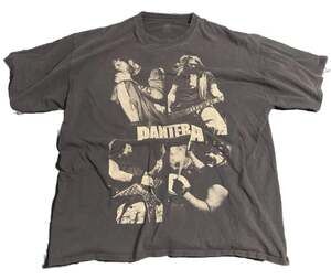 Pantera Band Graphic T-Shirt Black Size 2XL Hanes